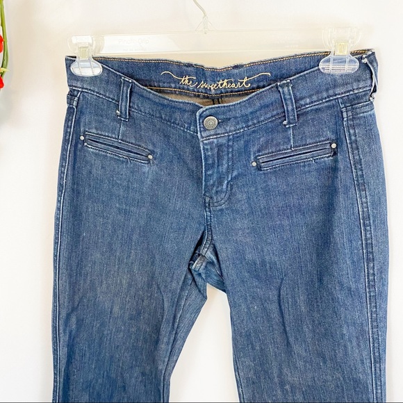 💋3/$20💋Old Navy Sweetheart Bootcut Denim Blue Jeans - Picture 2 of 7